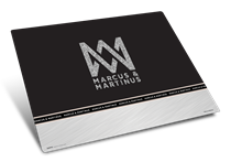 Marcus & Martinus: Skriveunderlag Silver